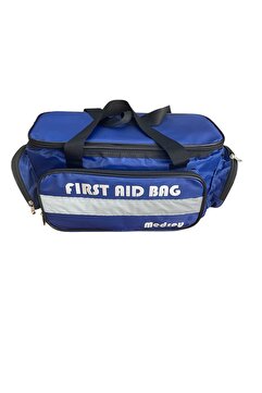 MEDSEY İlk Yardım Acil Müdahale Çantası Ambulans Att Travma Asm Omuz Çantası Mavi Renk