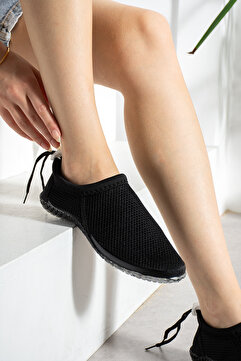 İmerShoes Unisex Yetişkin Siyah Deniz Ayakkabısı Kaymaz Taban Çok Amaçlı Şık Havuz Plaj Rafting Patiği 521