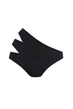 Penti Fresh 3lü Pamuklu Siyah Slip Külot