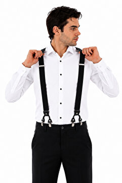 ELROZO Erkek Pantolon Askısı 6 Klips Modeli