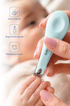Babyjem Mavi Kolay Kavrama Tırnak Makası