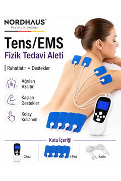 Tiffany Şarjlı Tens Ems Masaj Cihazı Fizik Tedavi Aleti TP-1017