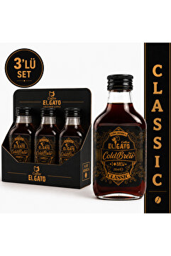 Elgato El Gato Cold Brew Classic Soğuk Kahve Seti 200 Ml*3 Adet