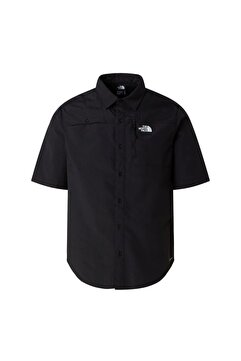 The North Face M SEQUOIA SHORT SLEEVE SHIRT Erkek Tişört NF0A8FU6JK31 Siyah-XXL