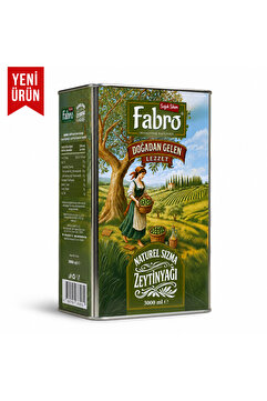FABRO 3 LT TENEKE NATUREL SIZMA ZEYTİNYAĞI