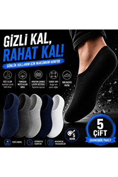 CALLAVI sneaker çorap görünmez bilekaltı ( 5 çift )