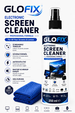 ALİYAMİS Ekran Temizleme Seti Led tv ,Laptop,Tablet,Kamera,Gözlük,Akıllı Saat ,Telefon Temizleme 200 Ml (MİKROFİBER BEZ HEDİYE)