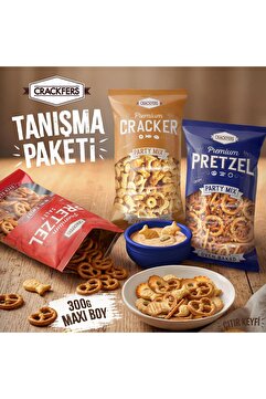Crackfers Çıtır Keyif Paketi Party Mix 3 x 300 gr (900 gr)
