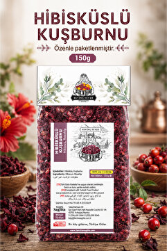 Organik Teyze Sevinç Teyze Hibisküs Kuşburnu Karışımı 150 g - Rosehip Hibiscus Tea