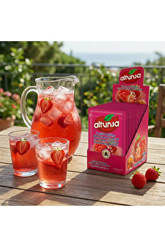 Altunsa Çilek Aromalı Soğuk Toz Içecek 9 gr X 24 Adet