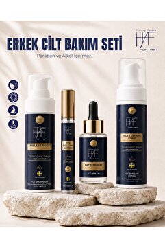 history future Erkek Yüz Bakım Seti | Göz Serumu Yüz Serumu Yüz Temizleme Köpüğü Yüz bakım Krem