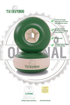TAYBAMBoo SPONGY Başlangıç Seviye Sünger Dolgulu Batmayan Yüzme Kolluk + Çanta ve Tamir Bandı