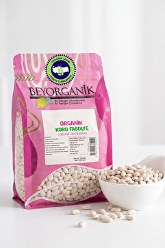 BEYORGANİK Organik Kuru Fasulye  1kg (PESTİSİT VE AFLATOKSİN ANALİZLİ)