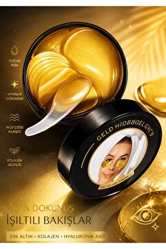 Deep Passion Göz Altı Aydınlatıcı, Sıkılaştırıcı,onarıcı Altın Tozu(gold ) Ve Kalojen Maskesi 60 Adet(30 ÇİFT)