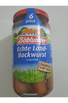 ALDİ Böklunder Echte Land- Bockwurst