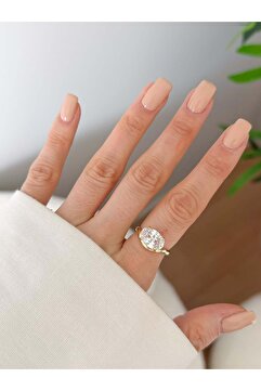 VenüsDesign Çelik Markiz Taşlı Yüzük (Ayarlanabilir)
