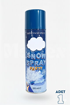 Mortex 1 Adet Eriyen Kar Spreyi 200ml Leke Bırakmaz - Düğün, Kına, Parti, Bekarlığa Veda, Şov Köpüğü