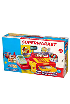 Genel Markalar Benim Marketim - Shop-Joy Süper Market Yazar Kasası 43 Parça Eğitici Oyun Seti