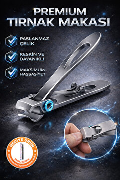 Ocean Ultra Geniş Ağızlı Paslanmaz Tırnak Makası (kalın,mantarlı,sert Tırnaklar İçin)