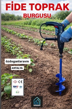 dogant özdoğanlar avm Fide Fidan Çiçek Dikme Toprak Burgusu Matkap Ucu 60X10 Cm