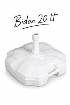 Düvenci 20 Lt Standart Boy Plaj Şemsiyesi Bidonu Şemsiye Altlık