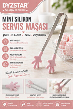 Genel Markalar Silikon Şeker Kurabiye Mini Maşa
