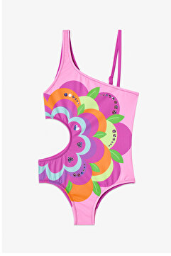 Penti Pembe Kız Çocuk Flower Mayokini