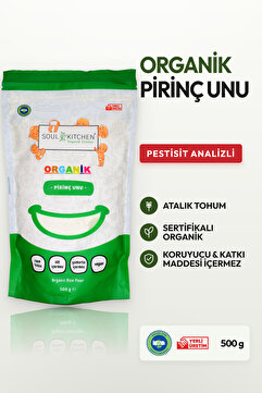 Soul Kitchen Organik Ürünler Organik Pirinç Unu Katkısız 500 g