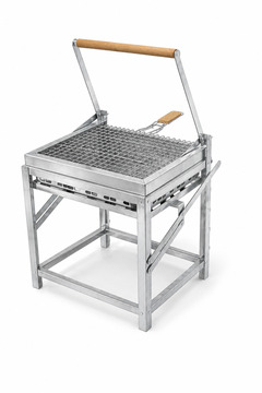 STEELFIRE Isı Ayarlı Kömürlü Mangal BBQ | Tek Hamlede Çevrilebilir Izgara | Bahçe Balkon Kamp Piknik Mangalı