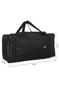 Solo Bag Siyah Battal Boy Seyahat Çantası 75 Cm