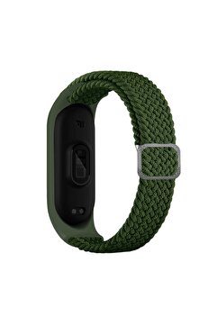 Nezih Case Xiaomi Mi Band 3/4/5/6 Uyumlu Akıllı Bileklik Örgü Kordon (saat Değildir)