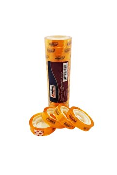 Genel Markalar Ayıntap 11 Mm X 20 Yrd. Şeffaf Ofis Para Bandı 12 Li Paket