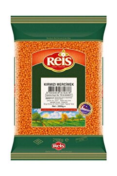 Reis Bakliyat Reis Kırmızı Mercimek 2.5 kg
