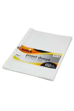 Umix A4 Poşet Dosya 100'lü 3 Paket Toplam 300 Adet