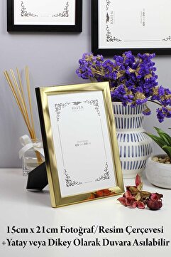 Raven 15cm X 21cm Resim, Fotoğraf, Belge, Poster, Evrak Çerçevesi Ayarlanabilir Ayaklı V