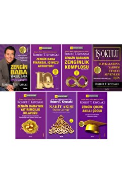Alfa Yayınları Robert T. Kiyosaki 7 Kitap Set - Zengin Baba Yoksul Baba -Yatırımcılık Kılavuzu - Zenginlik Komplosu