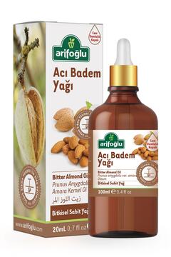 Arifoğlu Acı Badem Yağı Soğuk Sıkım %100 Saf Cilt ve Saç Bakım Yağı 100ml