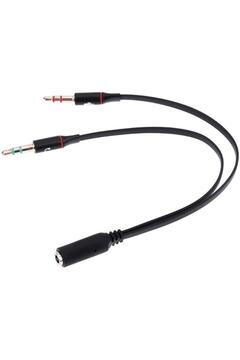 Alfais 4457 Kulaklık Mikrofon 3.5mm Çevirici Ayırıcı Switch Splitter
