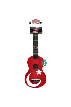 Moon Uk80btf Türk Bayrağı Desenli Ukulele