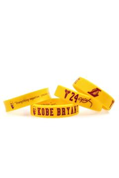 PurpleJam Kobe Bryant Portreli Sarı Lakers Mamba Basketbol Nba Bileklik