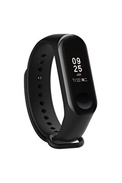 Techmaster Xiaomi Mi Band 3 Ve 4 Akıllı Bileklik Uyumlu Kordon Kayış Siyah