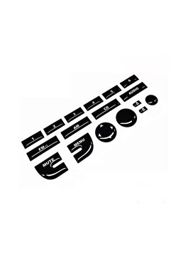 Genel Markalar Linea Punto Fiorino  Uyumlu  Nemo Bipper Teyp Tuşu Piano Black Kaplama