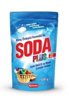 KORUMA Soda Plus Optik Etkili El Ve Matik Çamaşır Sodası 500 Gr
