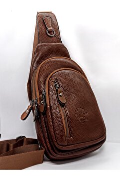 WEST POLO CÜZDAN Erkek Taba Çapraz Göğüs Ve Omuz Çantası