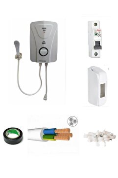Aydın derya Elektrıklı Şohben 5 Mt Kablolu Tam Takım Set