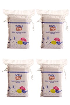 Baby Me Bebek Temizleme Pamuğu 4 Lü Paket
