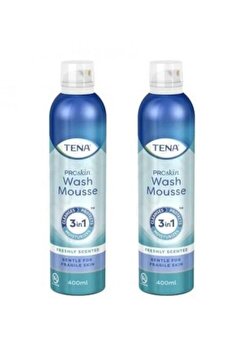 Tena ProSkin Wash Mousse Vücut Temizleme Köpüğü 400ml (2 Adet)