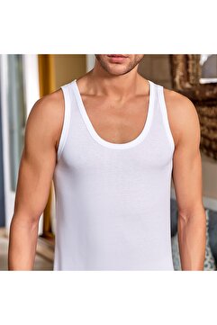 Berrak 1020 Erkek Atlet - Beyaz - 60-2xl