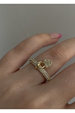 KİLİGİSTANBUL Sallantılı Kalpli Yüzük