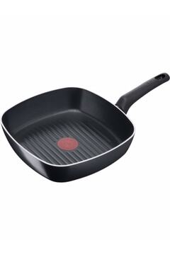 TEFAL Titanyum 1X SimpleCook 26 Cm Izgara Tava – Yapışmaz, Kolay Temizlenir, Her Ocağa Uygun